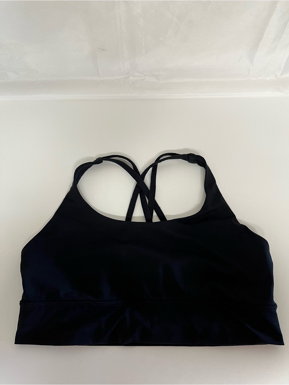 Lululemon Black 12 Strappy Sports Bra
